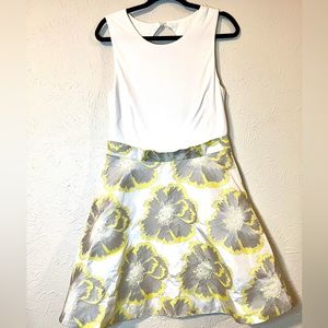 Aidan Mattox Fit and Flare Floral Dress